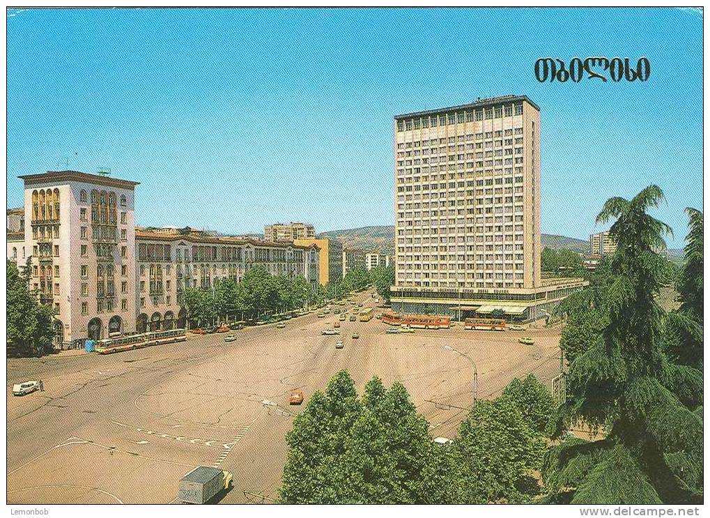 Georgia - Tbilisi - Adzara Hotel In Constitution Square Postcard [P969] - Georgia