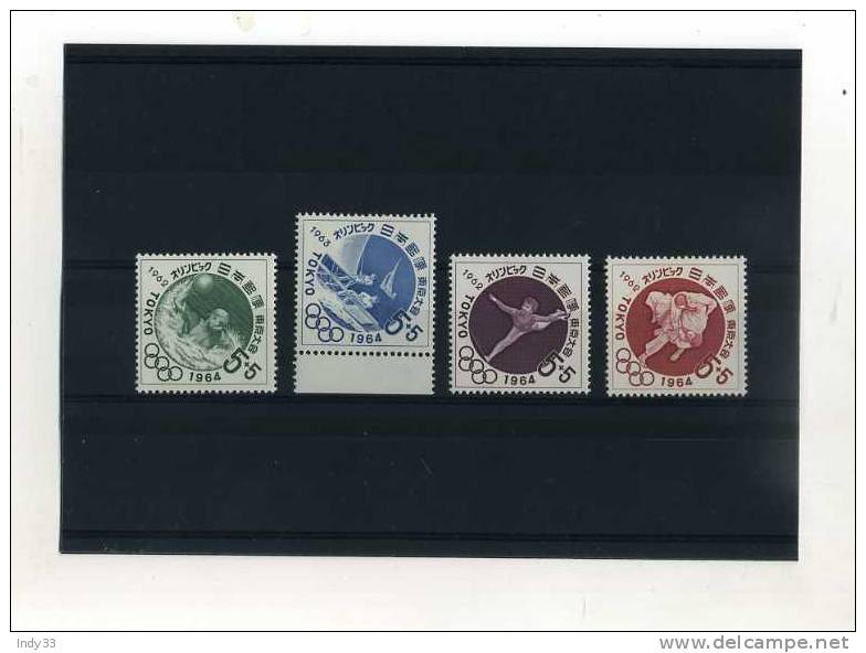 - ENSEMBLE DE TIMBRES DU JAPON SUR LES JEUX DE 1964 - Summer 1964: Tokyo