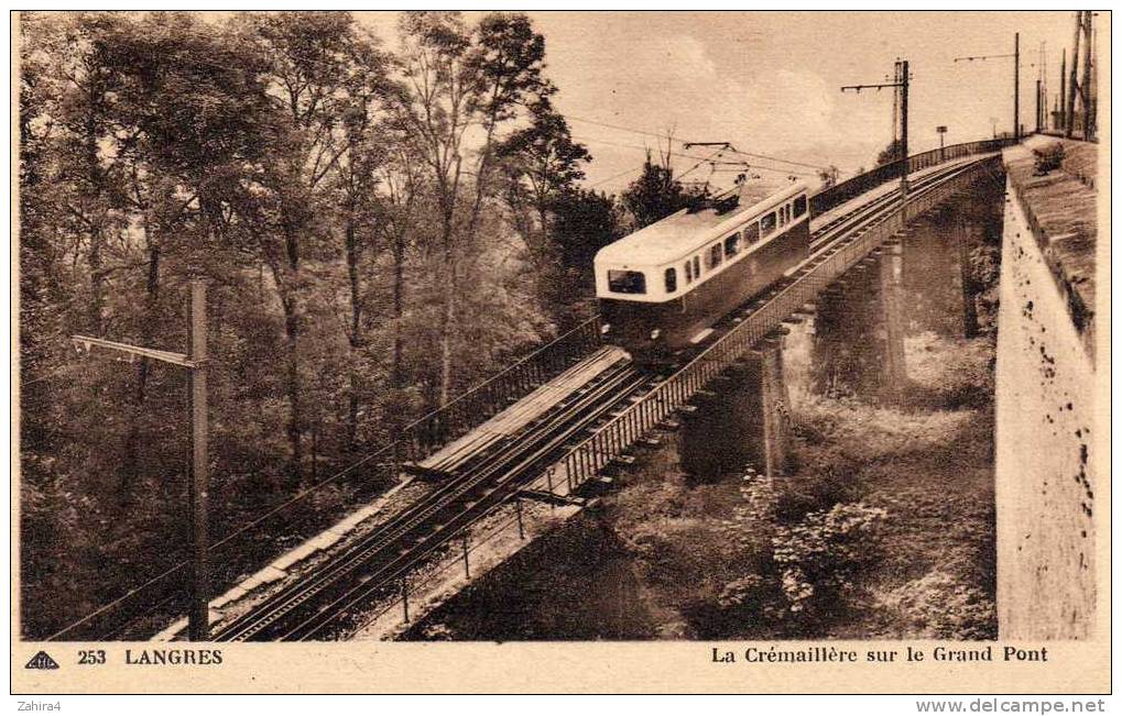 Langres    La Cremailllere - Funicular Railway