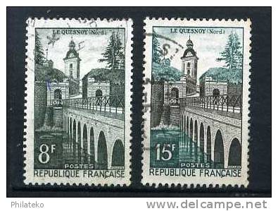 N°1105 & 1106 - Le Quesnoy - Used Stamps