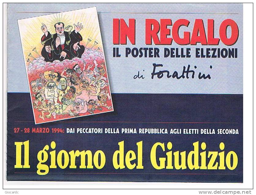 FORATTINI - IL GIORNO DEL GIUDIZIO - MONDADORI EDITORE - Manifesti