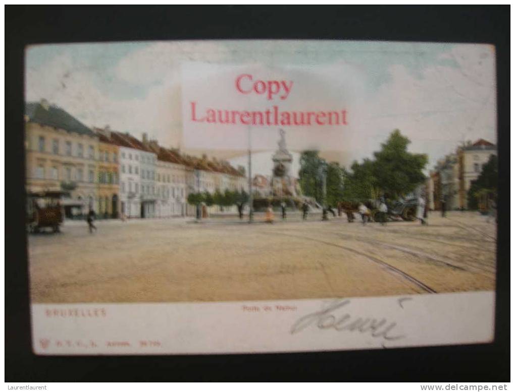 La Porte De Namur - Tram - Chemins De Fer, Gares