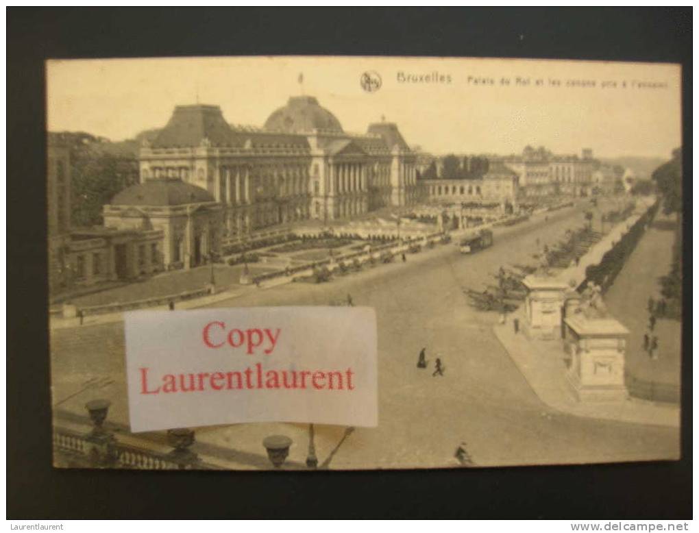 Palais Du Roi Et Les Canons Pris à L'ennemi - Nels Serie1 N°320 - Tram - Cercanías, Ferrocarril