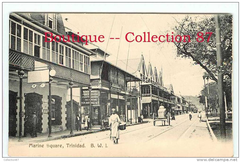 CARAIBES - TRINITE & TOBAGO - MARINE SQUARE TRINIDAD - DOS  VISIBLE - Trinidad