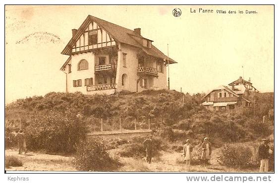 LA PANNE : Villas Dans Les Dunes - CPA PEU COURANTE - Ern. Thill, Bruxelles, Série 9, N° 59 - Cachet De La Poste 1931 - De Panne