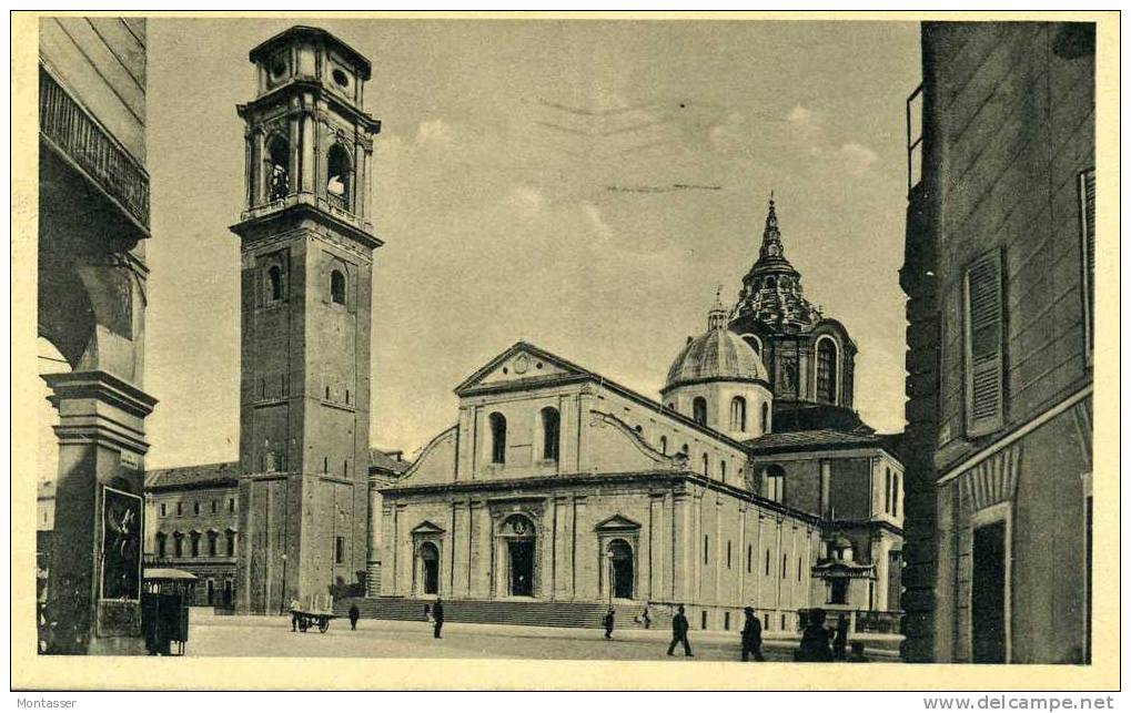 TORINO. Cattedrala. Chiesa. VESPASIANO. Vg. Per TRIESTE S/fr. Nel 1941. - Churches
