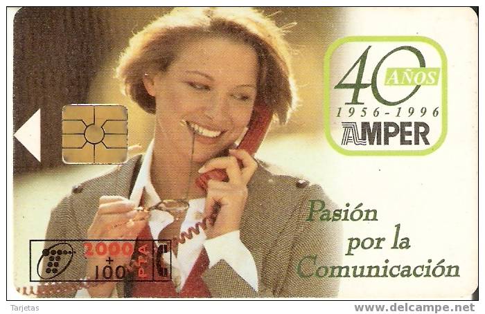 CP-082 AMPER DE FECHA 6/96 Y TIRADA 95000 - Commemorative Advertisment