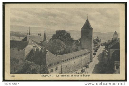 CH ROMONT /    Le Château Et Tour à Boyer  / - Romont