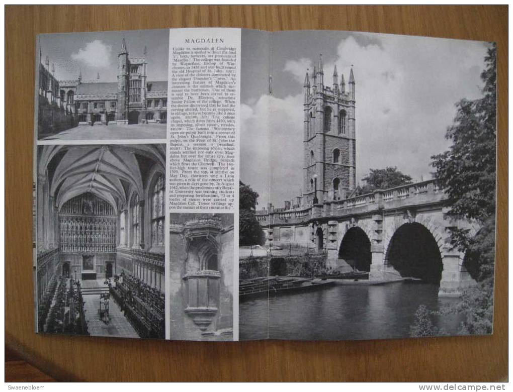 GB.- Book - The Pictorial History Of Oxford- The University City And The Colleges - By J.P. Brooke Little B.A. 3 Scans - Arquitectura /Diseño