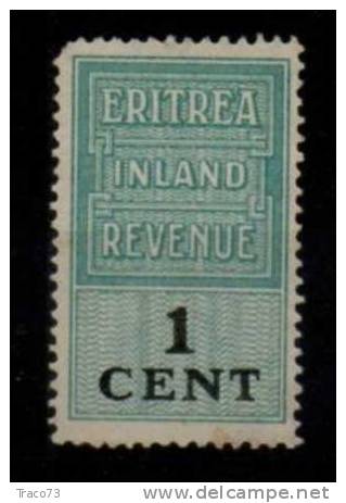 ERITREA  - CENT. 1   -Difettoso - Steuermarken