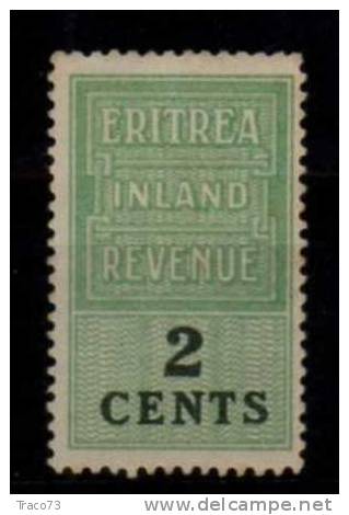 ERITREA  - CENT. 2 - Steuermarken