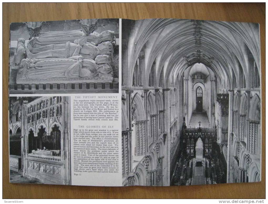 GB.- Book - The Pictorial History Of Ely Cathedral - By The Very Rev. C.P. Hankey, M.A. Dean Of Ely. 3 Scans - Architectuur / Design