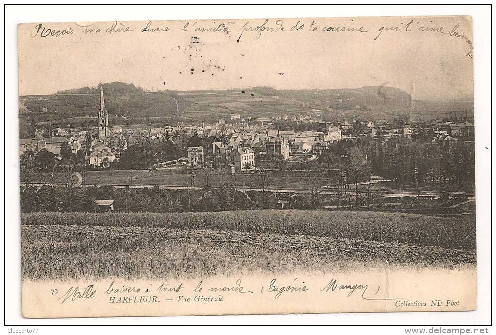 Harfleur (76) : Vue Génrale En 1904. - Harfleur