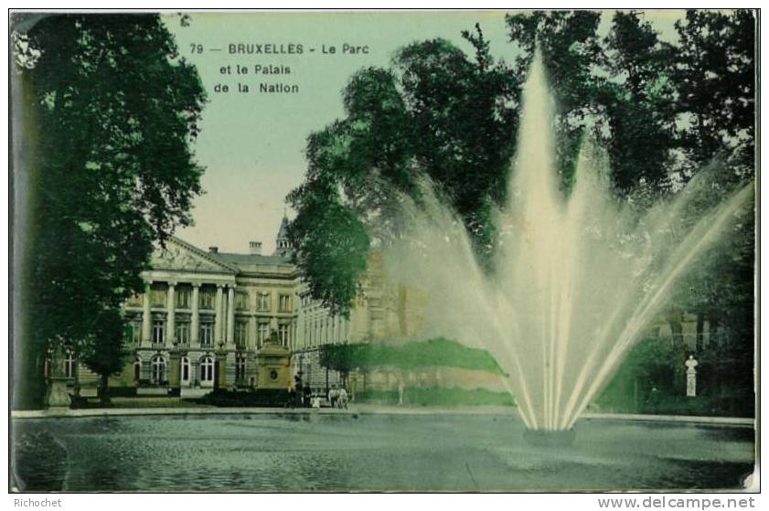 Bruxelles- Le Parc Et Le Palais De La Nation - Bossen, Parken, Tuinen