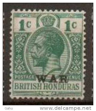 British  Honduras; 1916 ; N° Y: 86 ; Ob ; " Georges V " Cote Y : 1.50 E. - Belize (1973-...)