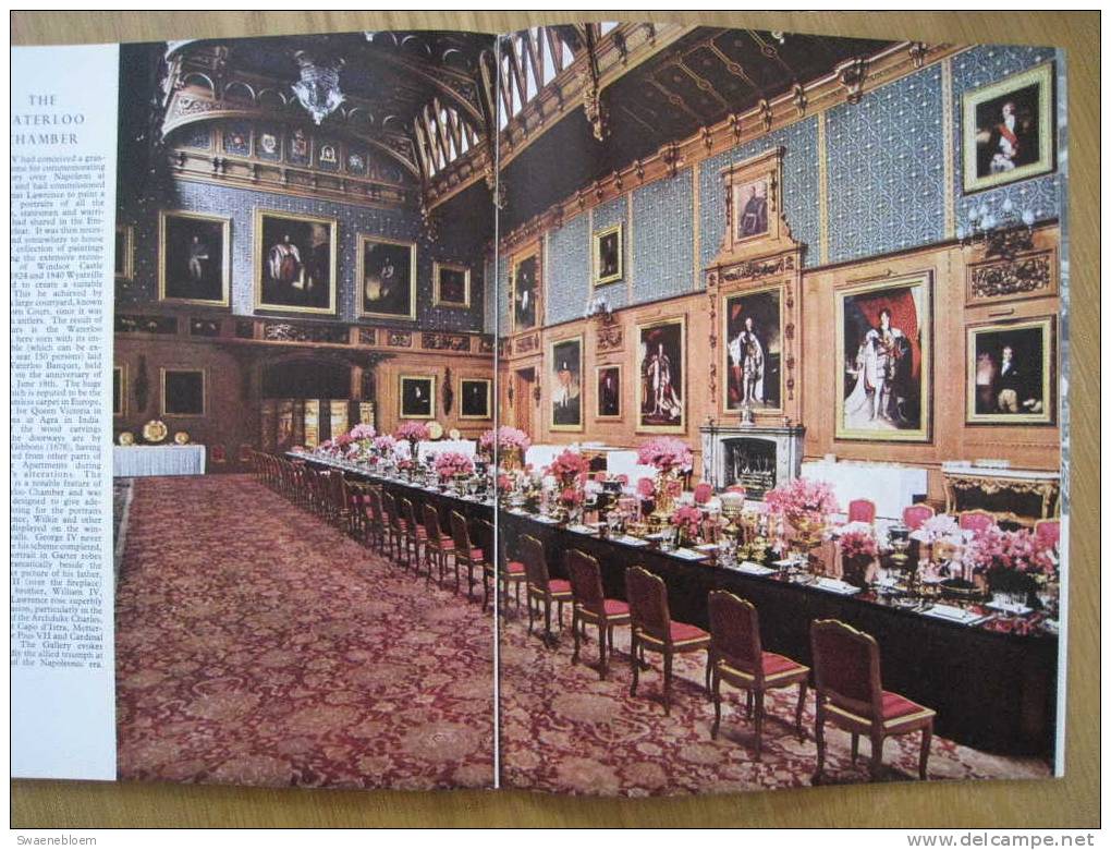 GB.- Book - The History And Treasures Of Windsor Castle - By B.J.W. Hill M.A. 3 Scans - Viaggi/Esplorazioni