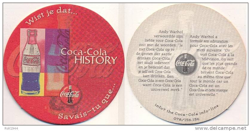 #D08-159 Viltje Coca-Cola - Sous-bocks