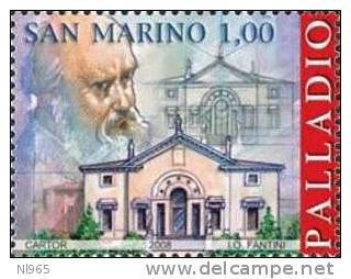 REPUBBLICA DI SAN MARINO - ANNO 2008 - 500° ANNIVERSARIO ANDREA PALLADIO - ** MNH - Unused Stamps
