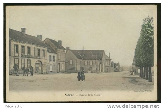 89 VERON /    Route De La Gare   /  Carte Couleur - Veron