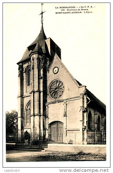 Q 189 /      CPA     MONT SAINT AIGNAN  (76)   L´ EGLISE - Mont Saint Aignan