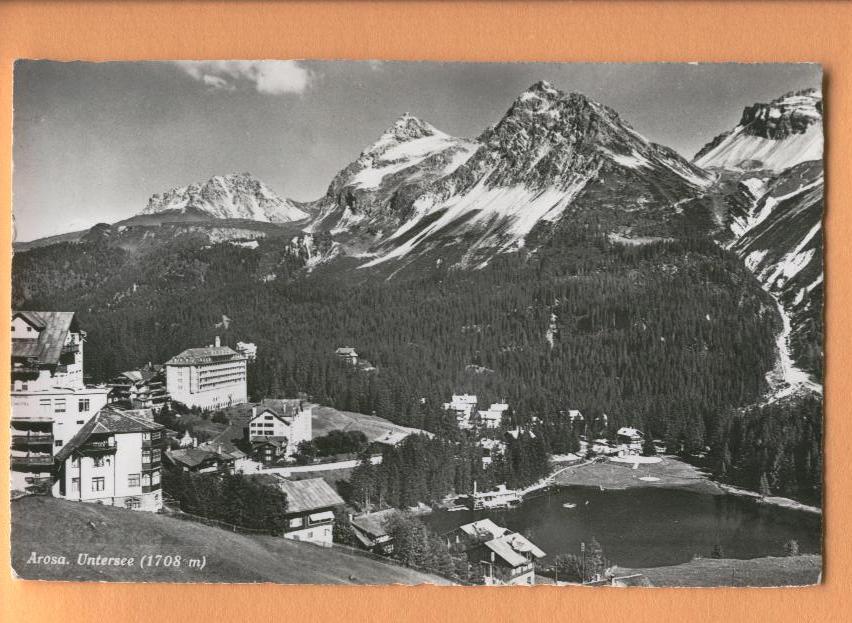 H1282 Arosa Untersee. Timbre Manque. Photoglob 10891 - Arosa