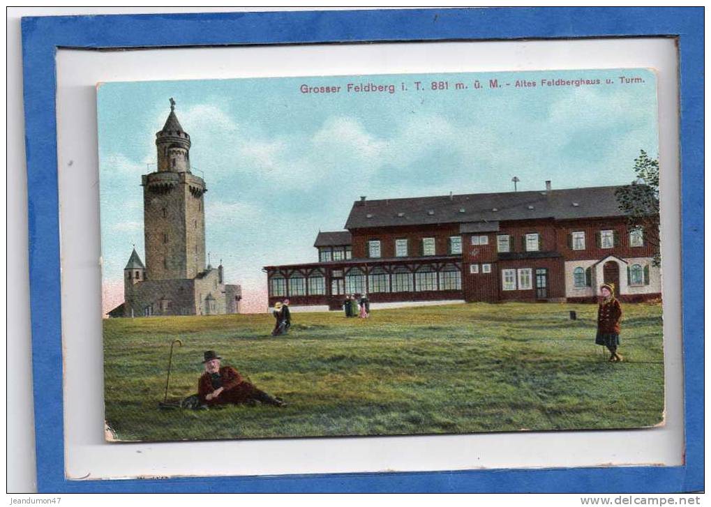 GROSSER FELDBERG I. T. - ALTES FELDBERGHAUS U. TURM. - Feldberg