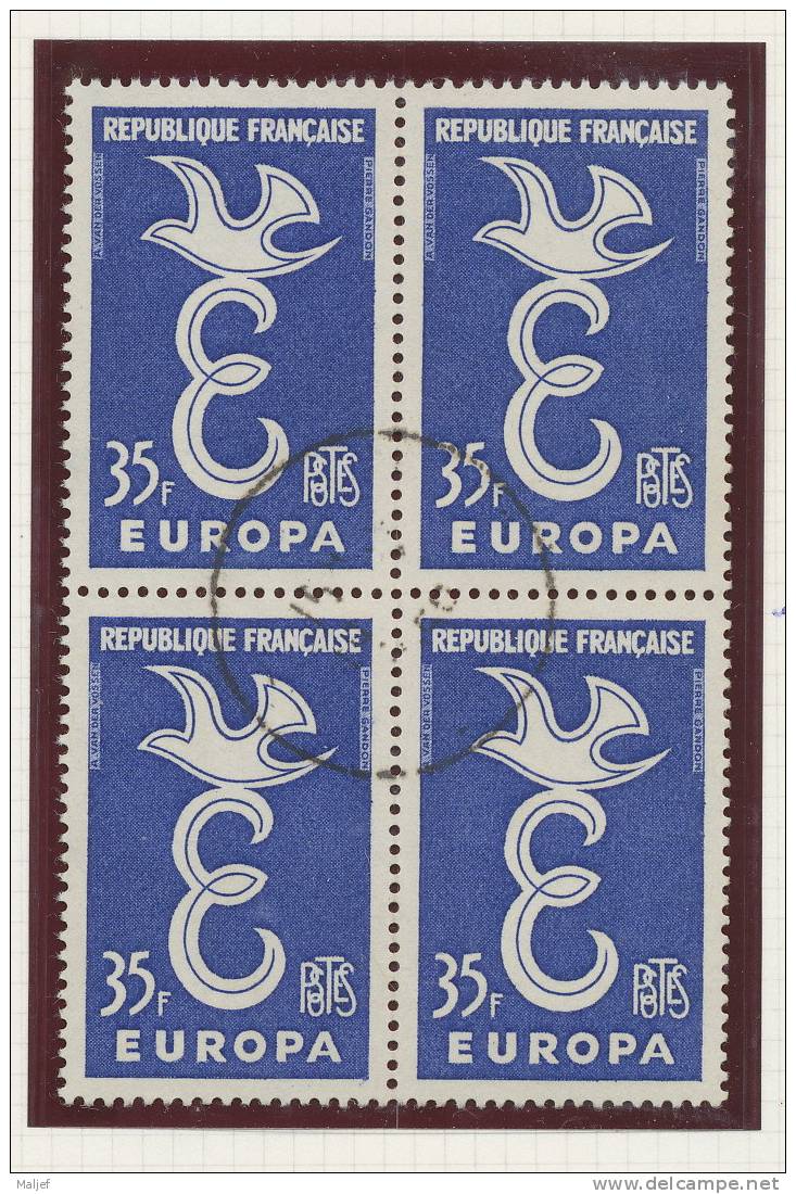 1174 EUROPA 1958 BLOC DE 4 - 1958