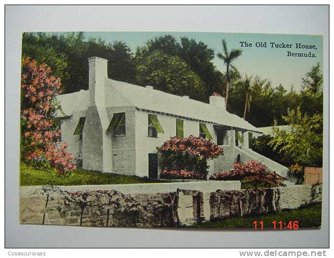 4555  ANTILLEN BERMUDA THE OLD TUCKER HOUSE YEARS 1920  OTHERS IN MY STORE - Bermudes