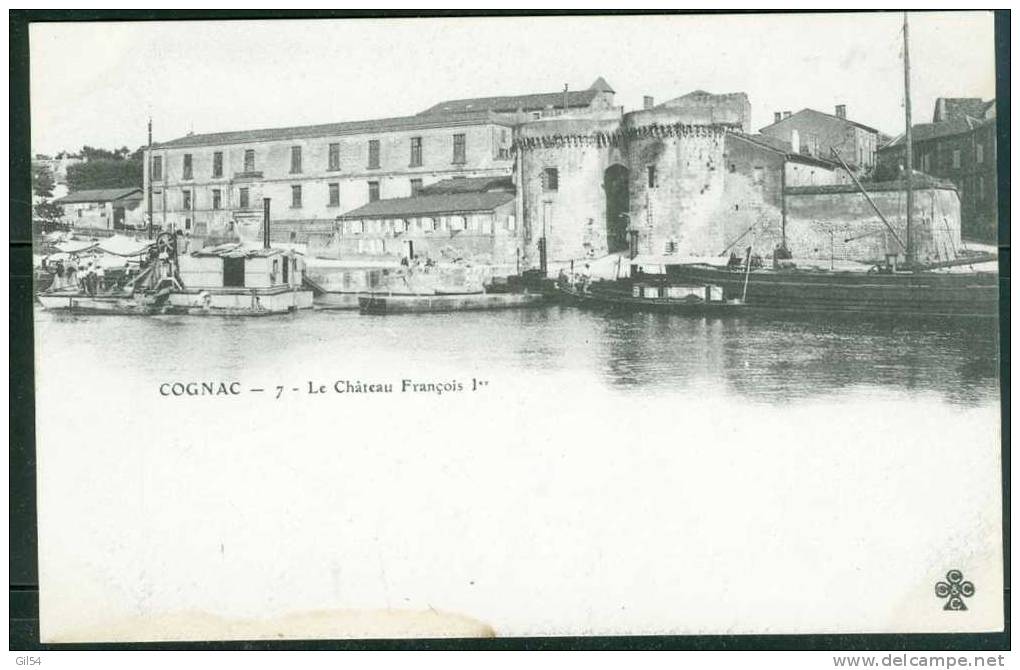 Cognac - Le Chateau François 1er , Cpa Précurseur As De Treffle - Ps104 - Cognac