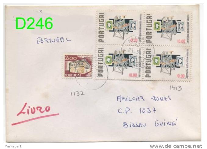 PORTUGAL # 1132 + 1413x4 - Used 1991 - Caixa # 8 - Brieven En Documenten