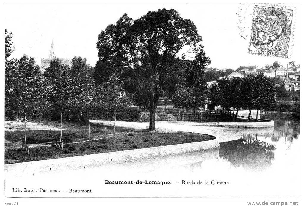 BEAUMONT DE LOMAGNE - Bords De La Gimone - Beaumont De Lomagne
