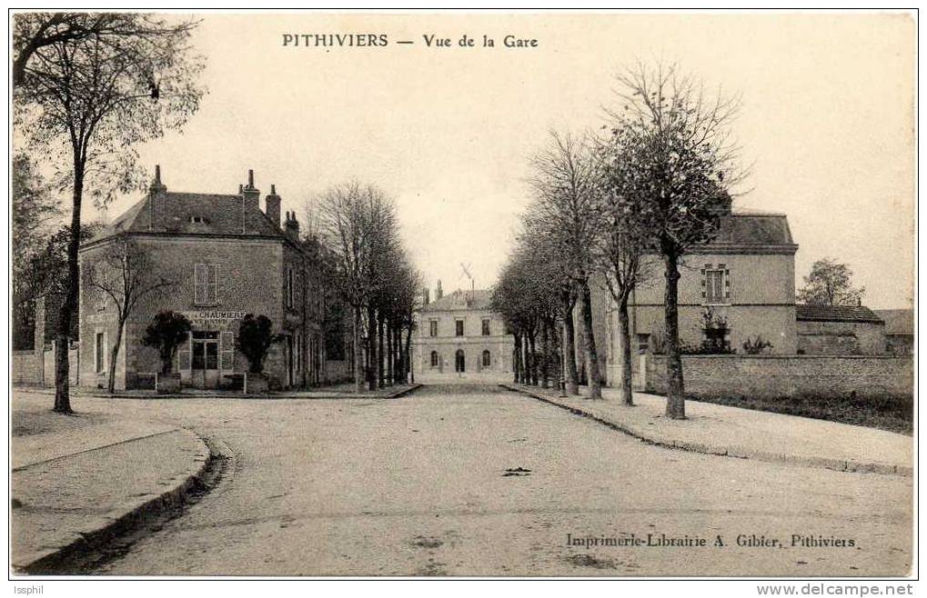 Pithiviers - "avenue De La République" - Vue Dela Gare - Pithiviers