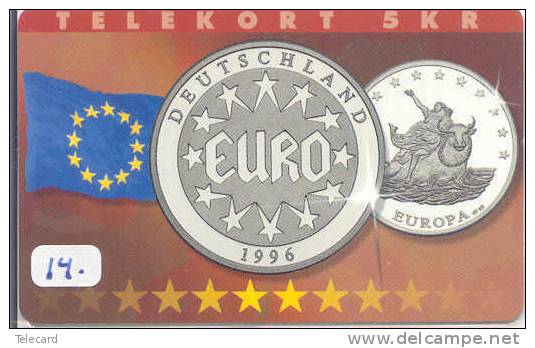 Denmark ECU DEUTSCHLAND (14) PIECES ET MONNAIES MONNAIE COINS MONEY PRIVE 5200 EX - Briefmarken & Münzen