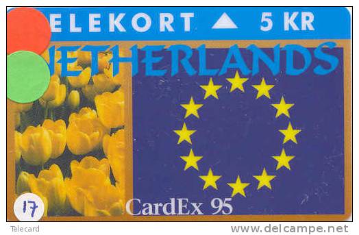 Denmark ECU NETHERLANDS (17) PIECES ET MONNAIES MONNAIE COINS MONEY PRIVE 1000 EX * CARDEX - Briefmarken & Münzen