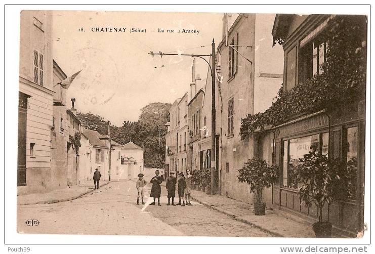 Chatenay, La Rue D´Antony Animée - Chatenay Malabry