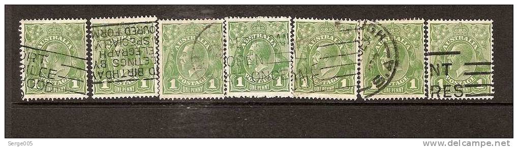 AUSTRALIE VENTE   No  XH  /  22    KING GEORGES V - Used Stamps