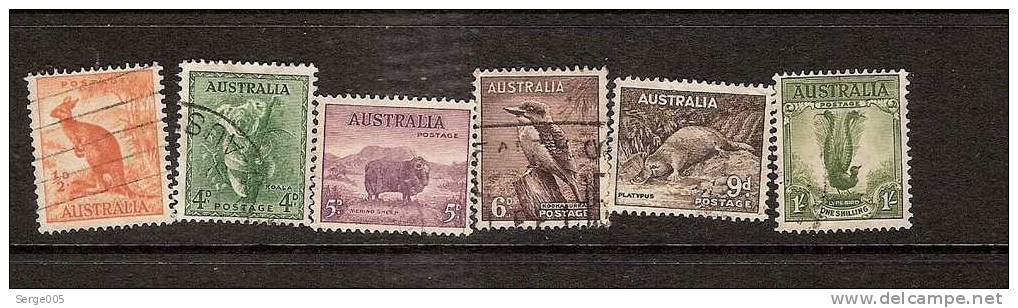 AUSTRALIE VENTE   No  XH  /  60 Zoological WMK  11   PERF 15 X 14 - Oblitérés