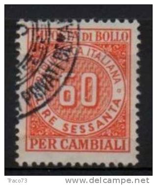 1957 / 62  IMPOSTA DI BOLLO PER CAMBIALI - LIRE  60 - Fil. Stelle - Steuermarken