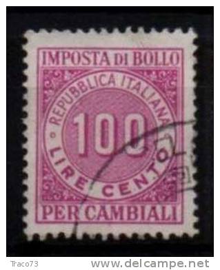 1957 / 62  IMPOSTA DI BOLLO PER CAMBIALI - LIRE  100 - Fil. Stelle - Steuermarken