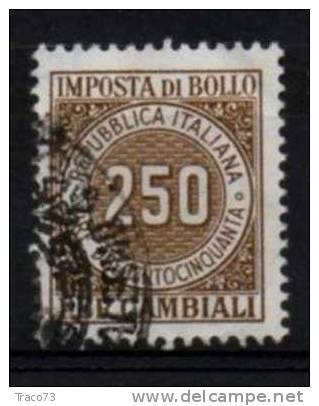 1957 / 62  IMPOSTA DI BOLLO PER CAMBIALI - LIRE  250 - Fil. Stelle - Fiscales