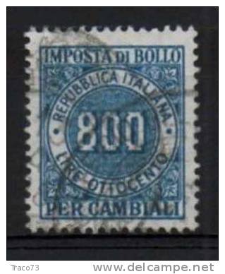 1957 / 62  IMPOSTA DI BOLLO PER CAMBIALI - LIRE  800 - Fil. Stelle - Steuermarken