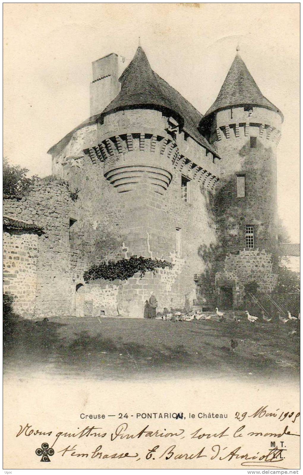 CPA - 23 - PONTARION - Le Château - 364 - Pontarion