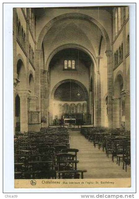 010154  -  Châtelineau  -  Vue Intérieure De L'église St. Barthélemy - Chatelet