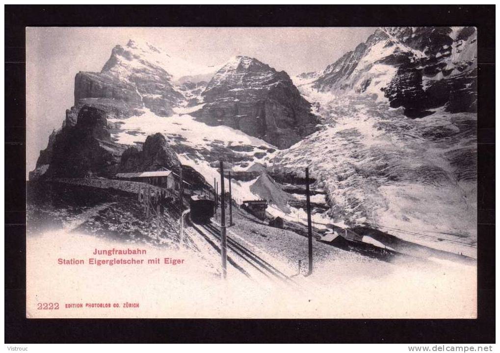 JUNGFRAUBAHN (CH) - Station Eigerletscher - Non Circulé - Not Circulated - Nicht Galufen. - Funiculaires