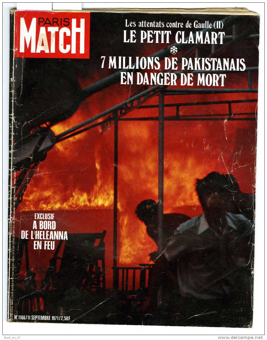 {10844} Paris Match N° 1166. Heleanna En Feu , Attentats De Gaulle Petit Clamart , Nigéria Pakistanais Elections Chaban - People