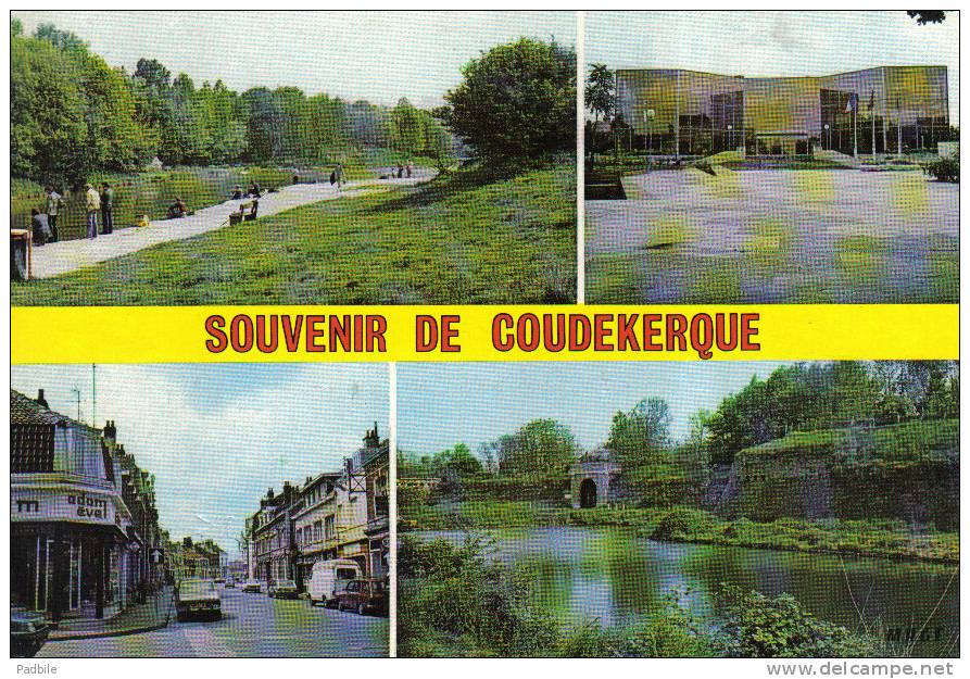 Carte Postale 59.  Coudekerque-Branche  Prés De Dunkerque  Adan Et Eve  Rue Pasteur  Le Fort Trés Beau Plan - Coudekerque Branche