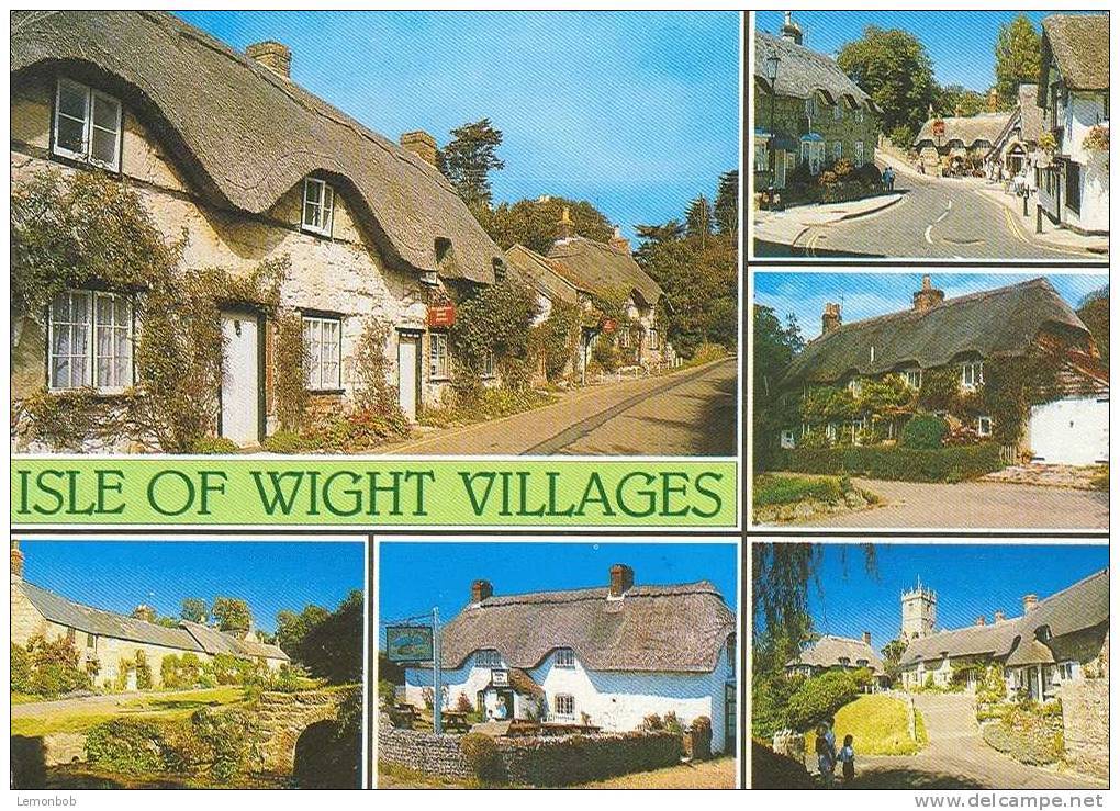 Britain United Kingdom - Isle Of Wight Villages Postcard [P1038] - Andere & Zonder Classificatie