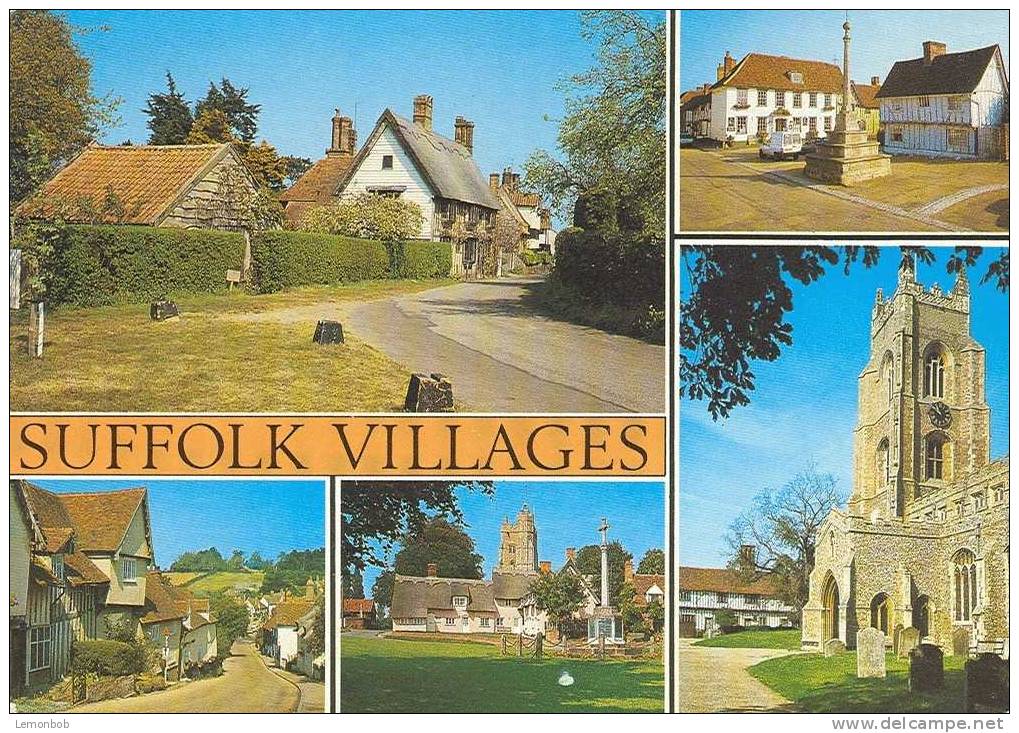 Britain United Kingdom - Suffolk Villages Postcard [P1039] - Andere & Zonder Classificatie