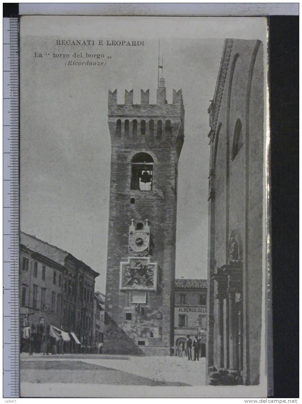 MACERATA - RECANATI E LEOPARDI  - LA TORRE DEL BORGO N. 4079 NON VIAGGIATA - Macerata