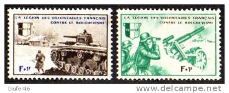 Francia  - 2 Francobolli NUOVI * TL - Legione Volontari Francesi - Nuovi